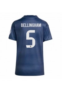 Real Madrid Jude Bellingham #5 Fotballdrakt Borte Klær Dame 2025-26 Korte ermer